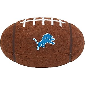 Littlearth Tough Chewer Dog Ball Toy, Detroit Lions
