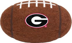 Littlearth NCAA Tough Chewer Dog Football Toy, Georgia Bulldogs