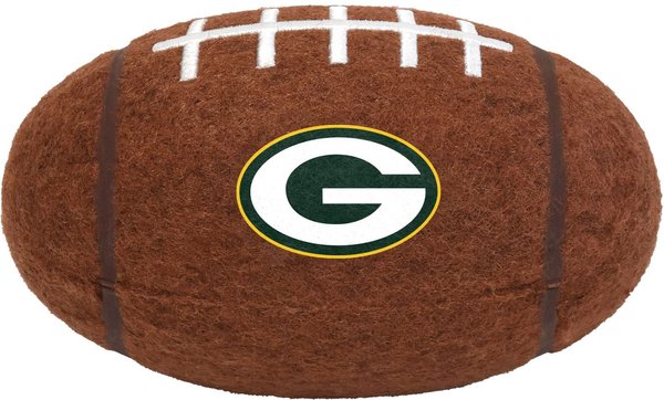 Show full view: Littlearth Tough Chewer Dog Ball Toy, Green Bay Packers slide 1 of 6