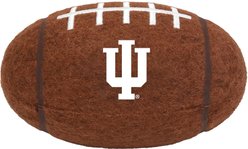 Littlearth NCAA Tough Chewer Dog Football Toy, Indiana Hoosiers