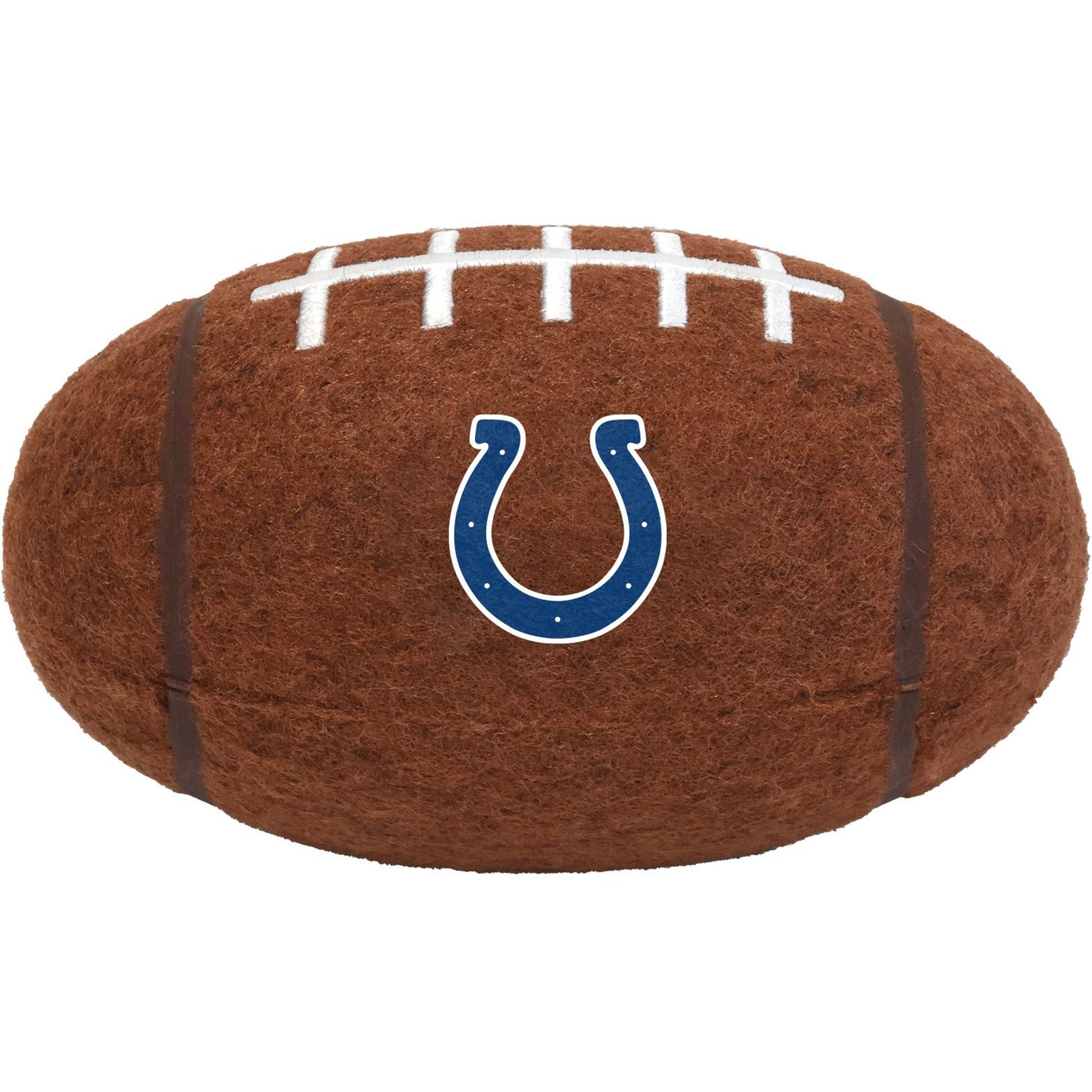 Littlearth NFL Tough Chewer Dog Football Toy, Indianapolis Colts