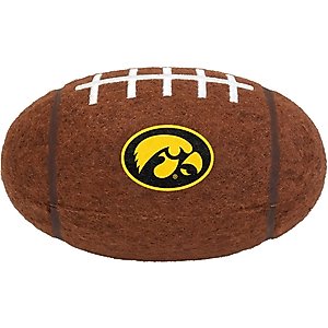 Littlearth Tough Chewer Dog Ball Toy, Iowa Hawkeyes