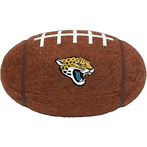 Littlearth Tough Chewer Dog Ball Toy, Jacksonville Jaguars