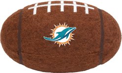 Littlearth Tough Chewer Dog Ball Toy, Miami Dolphins