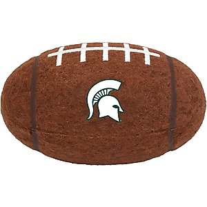 Littlearth Tough Chewer Dog Ball Toy, Michigan State Spartans