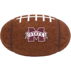 Littlearth Tough Chewer Dog Ball Toy, Mississippi State Bulldogs