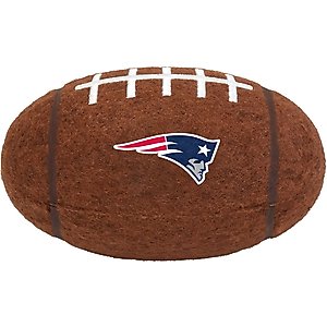 Littlearth Tough Chewer Dog Ball Toy, New England Patriots