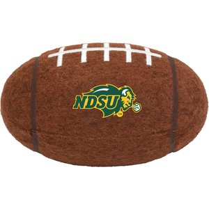 Littlearth Tough Chewer Dog Ball Toy, North Dakota State Bison