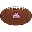 Show in main carousel: Littlearth Tough Chewer Dog Ball Toy, Ohio State Buckeyes slide 1 of 6