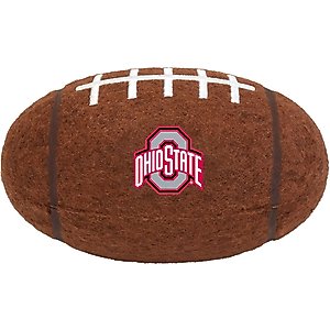Littlearth Tough Chewer Dog Ball Toy, Ohio State Buckeyes