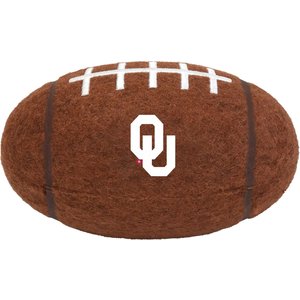 Littlearth Tough Chewer Dog Ball Toy, Oklahoma Sooners