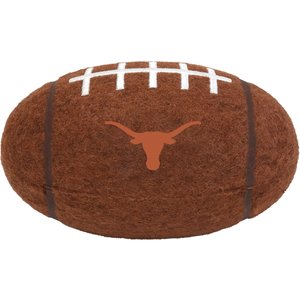 Littlearth Tough Chewer Dog Ball Toy, Texas Longhorns