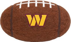 Littlearth NFL Tough Chewer Dog Football Toy, Washington Commanders