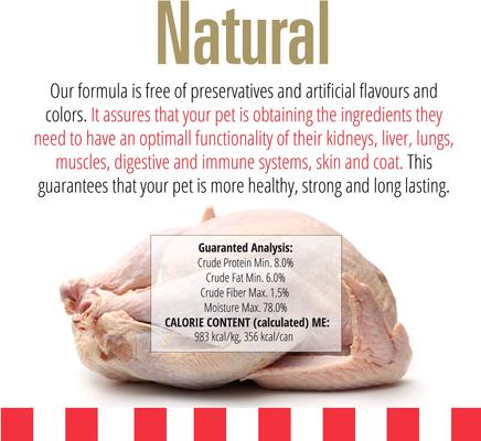 Show full view: Livelong Healthy & Strong Chicken & Sweet Potato Recipe Wet Dog Food, 12.5-oz can, case of 12 slide 4 of 8