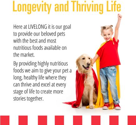 Show full view: Livelong Healthy & Strong Duck & Sweet Potato Recipe Wet Dog Food, 12.5-oz can, case of 12 slide 7 of 8