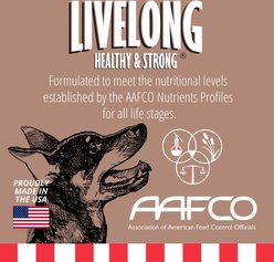 Livelong Healthy & Strong Pork & Sweet Potato Recipe Wet Dog Food, 12.5-oz can, case of 12 slide 2 of 6