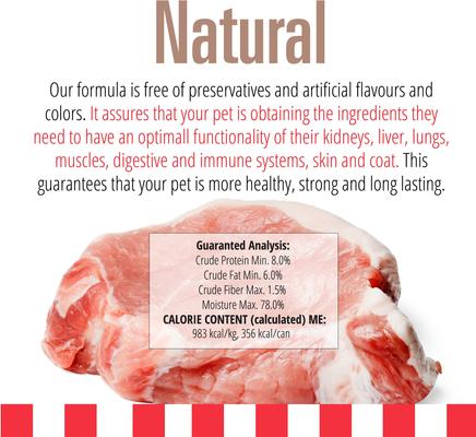 Show full view: Livelong Healthy & Strong Pork & Sweet Potato Recipe Wet Dog Food, 12.5-oz can, case of 12 slide 4 of 8