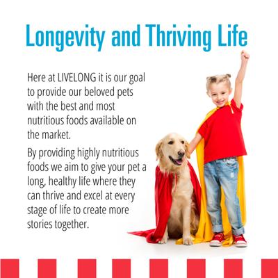 Show full view: Livelong Healthy & Strong Trout & Sweet Potato Recipe Wet Dog Food, 12.5-oz can, case of 12 slide 7 of 8