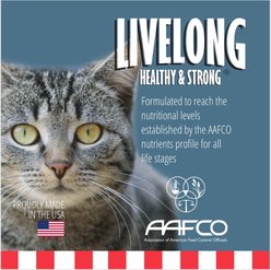 Livelong Healthy & Strong Yummy Seafood Wet Cat Food, 5.5-oz can, 24 count slide 2 of 6