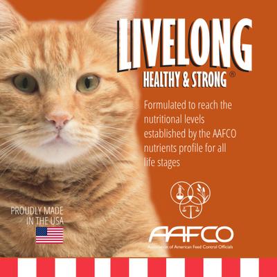 Show full view: Livelong Healthy & Strong Yummy Turducken Wet Cat Food, 5.5-oz can, 24 count slide 3 of 7