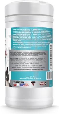 Show full view: Lively Pets Derma-Soothe Advance Plus Medicated Dog & Cat Wipes, 60 count slide 3 of 8