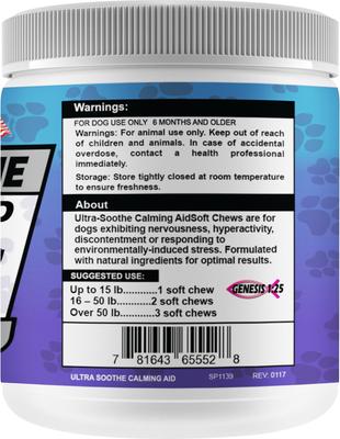 Show full view: Lively Pets Ultra Soothe Calming Aid Dog Soft Chews, 60 count slide 4 of 6