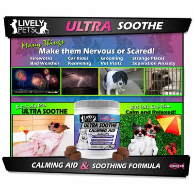 Show full view: Lively Pets Ultra Soothe Calming Aid Dog Soft Chews, 60 count slide 5 of 6