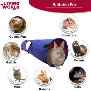 Living World Small Animal Tunnel, Color Varies, Large