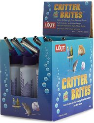 Lixit Critter Brite Small Animal Cage Water Bottle Pack, 4-oz, 12 count