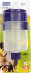 Lixit Quick Lock Flip Top Rabbit Water Bottle, 16-oz