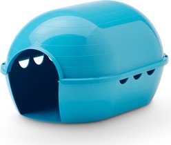 Lixit Rody Igloo Small Pet Hutch, Blue, Medium
