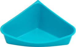 Lixit Small Pet Corner Litter Pan, Blue, Medium