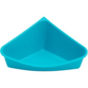 Lixit Small Pet Corner Litter Pan, Blue, Medium
