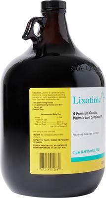 Show full view: LIXOTINIC Liquid Vitamin-Iron Liquid Horse Supplement, 1-gal bottle slide 2 of 6