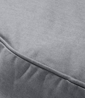 Show full view: L.L.Bean Denim Premium Sofa Removable Cover Dog & Cat Bed, Platinum, Medium slide 4 of 6