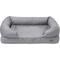 Show in main carousel: L.L.Bean Denim Premium Sofa Removable Cover Dog & Cat Bed, Platinum, Medium slide 5 of 6
