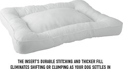 L.L.Bean Premium Denim Rectangular Dog & Cat Bed, Platinum, Large slide 2 of 5