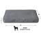 Show in main carousel: L.L.Bean Premium Denim Rectangular Dog & Cat Bed, Platinum, Medium slide 3 of 7