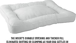 L.L.Bean Premium Denim Rectangular Dog & Cat Bed, Platinum, Small slide 2 of 6