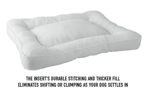 Show full view: L.L.Bean Premium Fleece Dog & Cat Bed with Removable Cover, Platinum, Medium slide 2 of 5