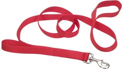 Loops 2 Double Handle Dog Leash, Red