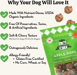 Lord Jameson Apple Pops Organic Soft & Chewy Dog Treats, 6-oz bag slide 2 of 7