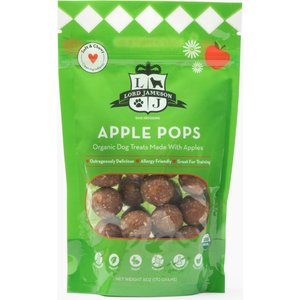 Lord Jameson Apple Pops Vegan Dog Treats, 6-oz bag
