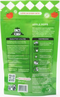 Show full view: Lord Jameson Apple Pops Vegan Dog Treats, 6-oz bag slide 3 of 8