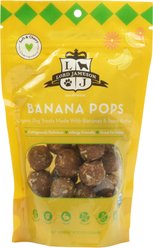 Lord Jameson Banana Pops Organic Soft & Chewy Dog Treats, 6-oz bag