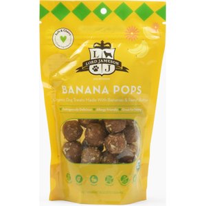 Lord Jameson Banana Pops Soft & Chewy Dog Treats, 6-oz bag