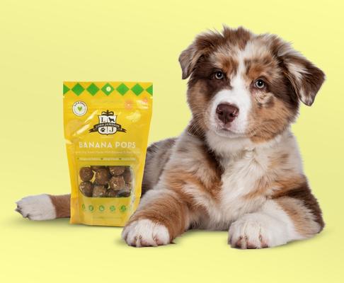 Show full view: Lord Jameson Banana Pops Soft & Chewy Dog Treats, 6-oz bag slide 6 of 9