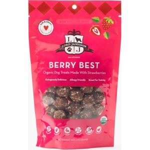 Lord Jameson Berry Best Vegan Dog Treats, 6-oz bag