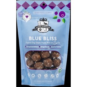 Lord Jameson Blue Bliss Organic Soft & Chewy Dog Treats, 6-oz bag