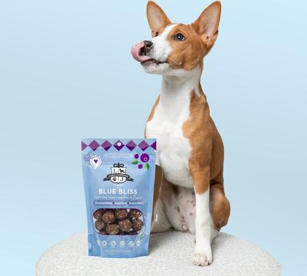 Show full view: Lord Jameson Blue Bliss Vegan Dog Treats, 6-oz bag slide 6 of 8